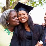 Family at graduation